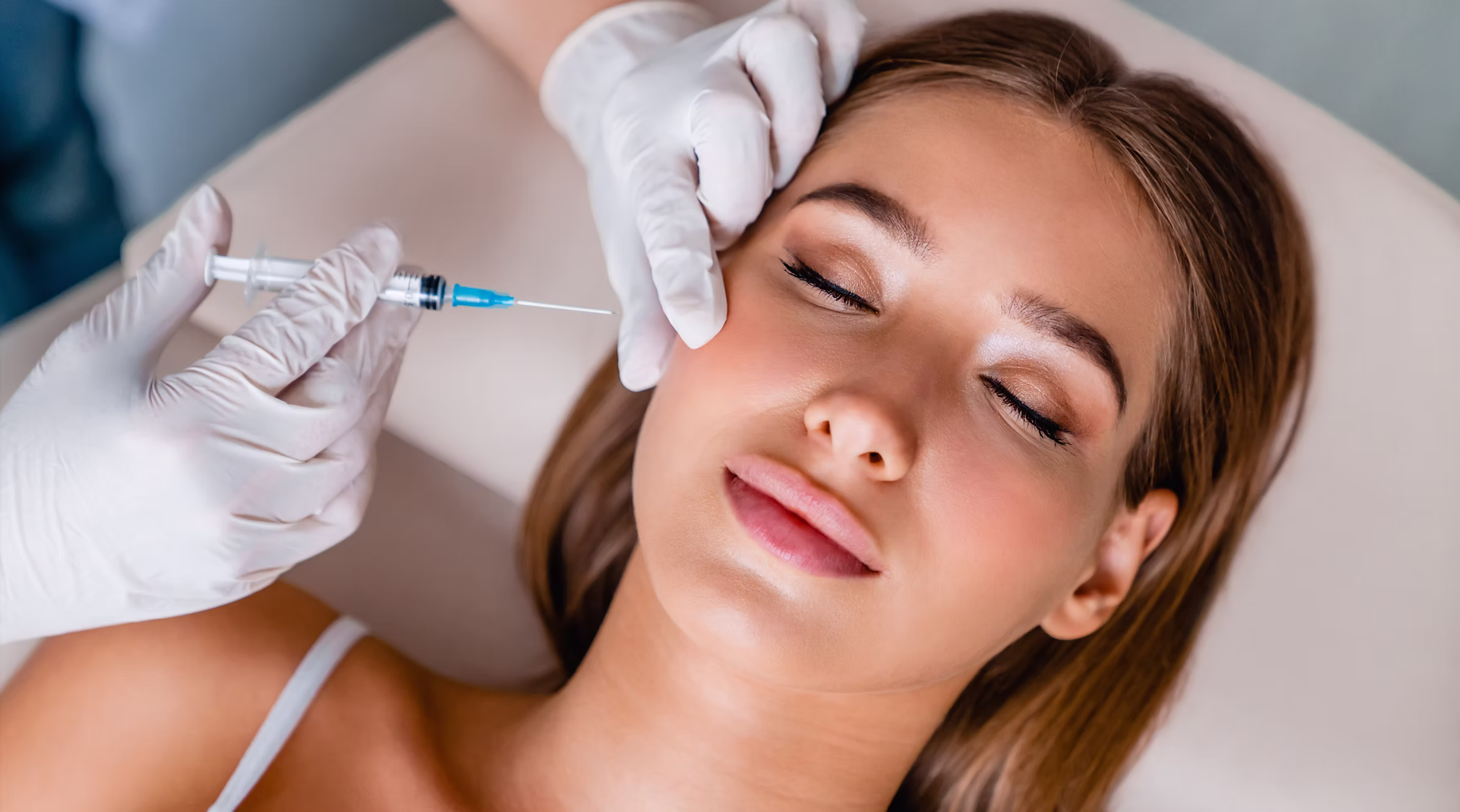 Woman getting Dysport® injection