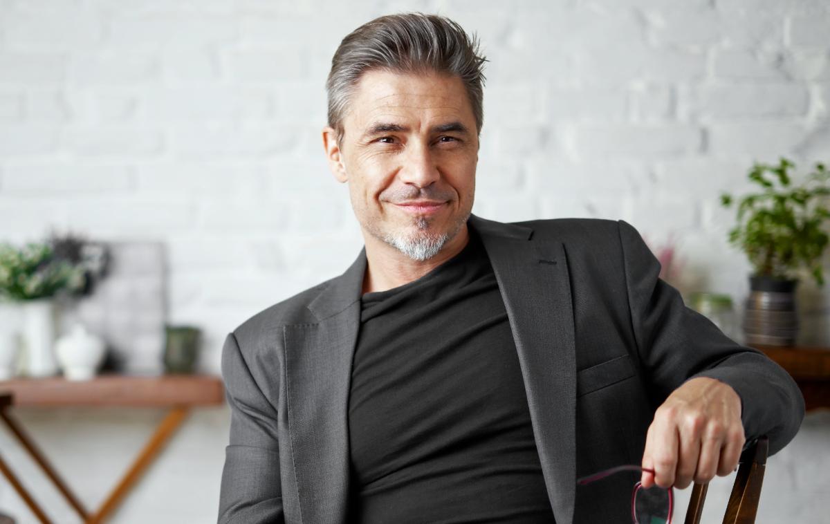 A middle aged man portrait